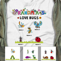Personalized Grandma Love Bugs T Shirt OB141 85O58 thumb 1