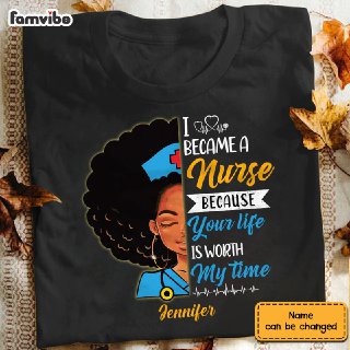 Personalized BWA Nurse Proud T Shirt JL273 27O57 1