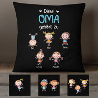Personalized Oma German Grandma Belongs Pillow AP87 67O57 (Insert Included) thumb 1