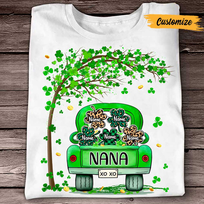 Personalized Grandma Patrick's Day T Shirt FB141 26O47 1