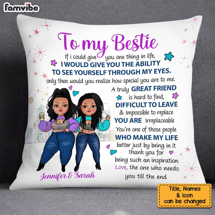 Personalized To My Friend Thank You Leopard Pillow OB264 58O34 1