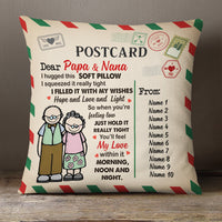 Personalized Grandma Grandpa Hug This Soft Pillow MR111 95O34 (Insert Included) thumb 1