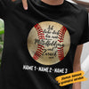 Personalized Dad Papa Baseball German T Shirt AP145 73O58 1