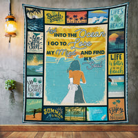 Into The Ocean I Go Fleece Blanket JN291 30O36 thumb 1