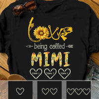 Personalized Sunflower Fishing Mom Grandma T Shirt MY63 65O34 thumb 1