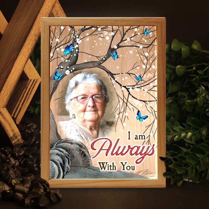 Personalized Memorial Gift I'm Always With You Picture Frame Light Box 31708 1
