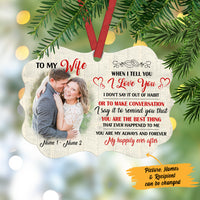 Personalized Wife Christmas Benelux Ornament NB203 85O36 thumb 1