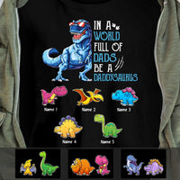 Personalized Dad Dinosaur T Shirt MY202 30O47 thumb 1