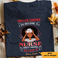 Personalized  Nurse Melanin BWA T Shirt JN222 65O57 thumb 1
