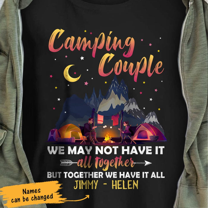 Personalized Camping Husband & Wife T Shirt JN173 95O65 1