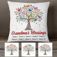 Personalized Grandma Blessing Tree Pillow MR112 73O53 (Insert Included) thumb 1