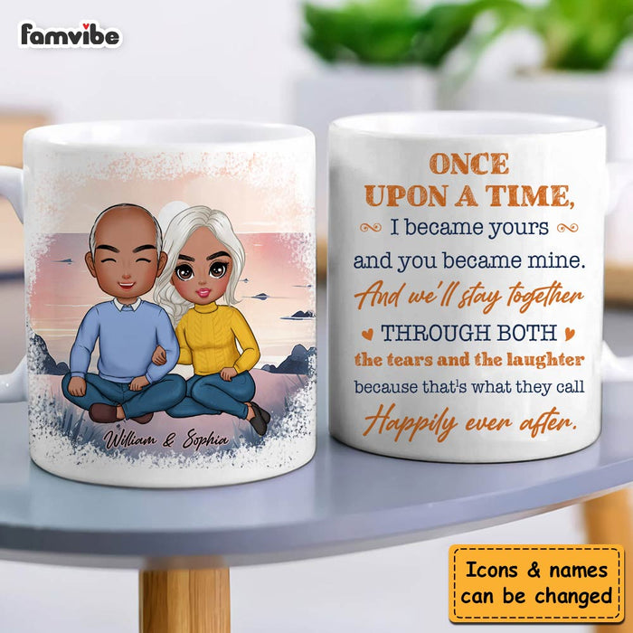 Personalized Couple Gift Once Upon A Time I Became Yours And You Became Mine Mug 31240 1