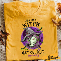 Personalized Halloween I'm A Witch White T Shirt JL163 95O65 thumb 1