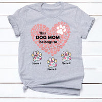 Personalized Dog Mom T Shirt MR151 26O34 thumb 1