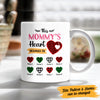 Personalized Mom Grandma Heart Belong To Mug MR42 95O47 1