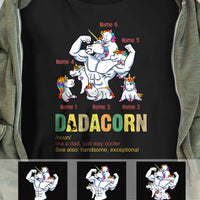 Personalized Dad Grandpa Unicorn T Shirt MY192 30O34 thumb 1