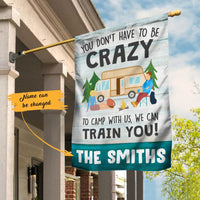 Personalized Camping Garden Flag JN262 85O60 thumb 1