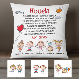 Personalized Grandma Spanish Abuela Pillow AP142 26O58