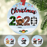 Personalized Christmas Dog  Ornament OB251 65O58 thumb 1