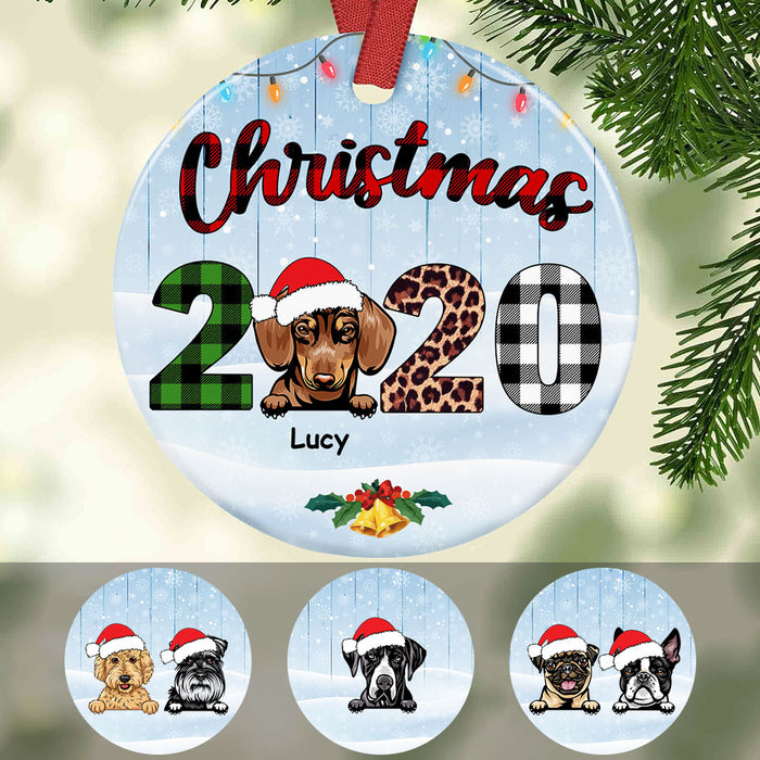 Personalized Christmas Dog  Ornament OB251 65O58 1