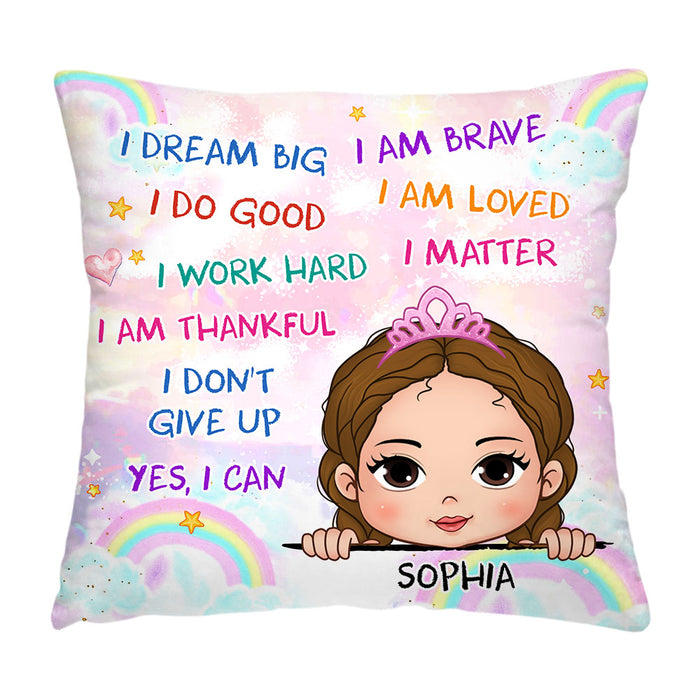 Personalized Gift For Granddaughter I Dream Big Pillow 31528 1