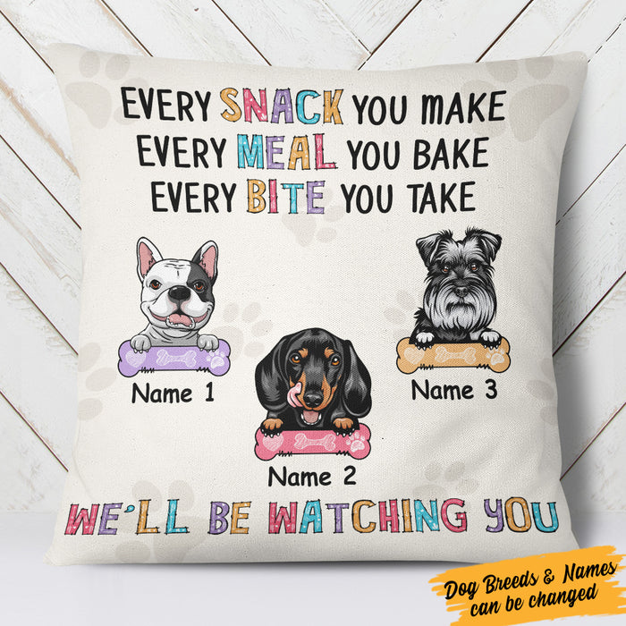 Personalized Dog Watching You Pillow MR121 26O36 (Insert Included) 1