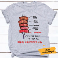 Personalized Couple Husband Wife Valentine Rarest T Shirt  DB281 81O53 thumb 1