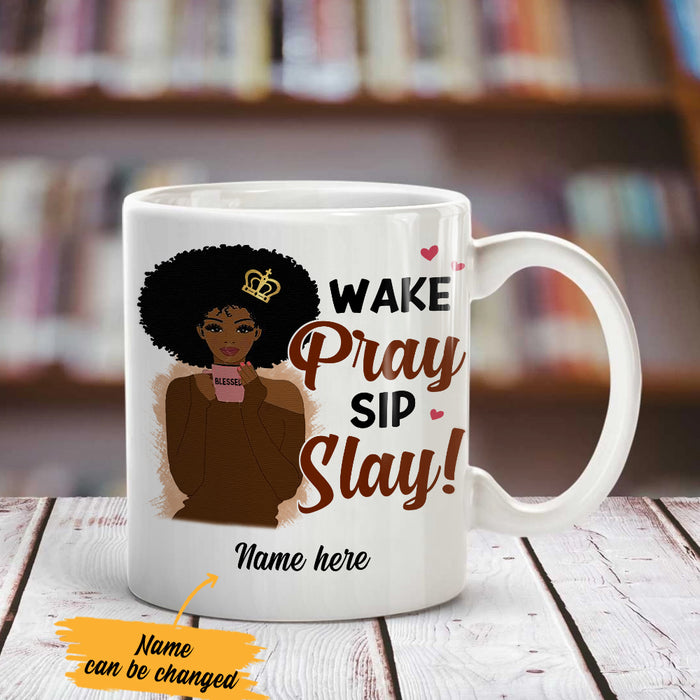 Personalized BWA Coffee Wake Pray Sip Mug AG281 30O36 1