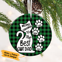 Personalized Best Cat Mom Christmas  Ornament OB193 85O53 thumb 1