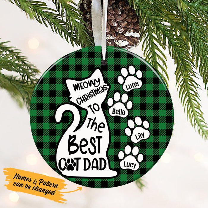 Personalized Best Mom Ever Christmas Ornament