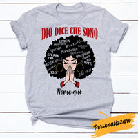 Personalized Italian BWA Dio Dice God Says T Shirt AP125 65O57 thumb 1
