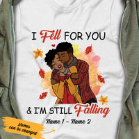 Personalized BWA Couple Still Falling In Love T Shirt SB91 85O53 thumb 1