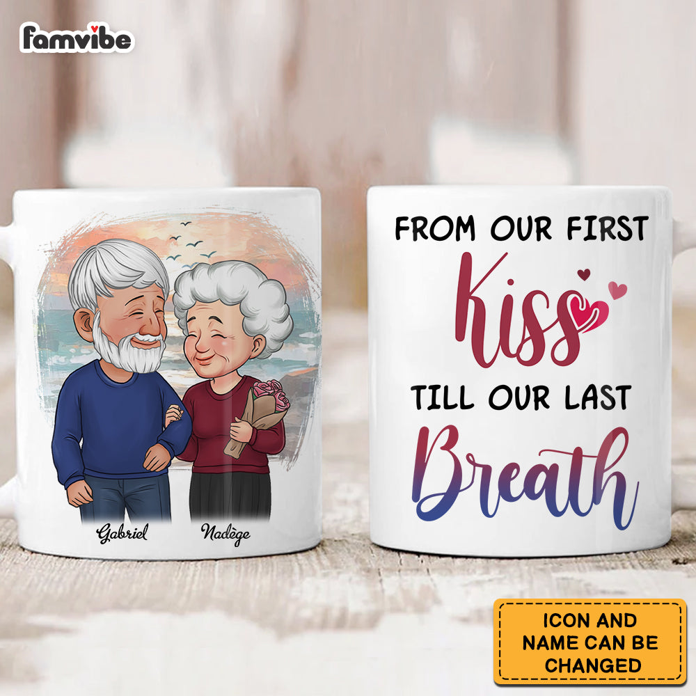 Personalized Couple From Our First Kiss Mug 31071 Primary Mockup