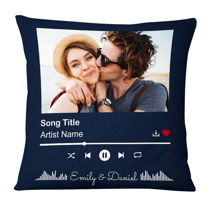 Personalized Couple Custom Music Song Pillow 22974 1
