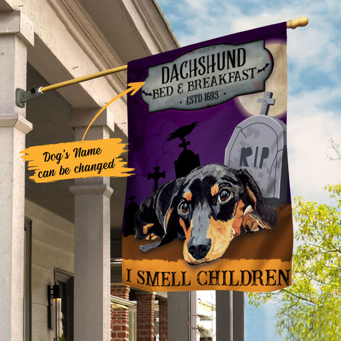 Personalized Dachshund Bed & Breakfast Dog Company Flag AG141 81O58 1