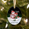 Personalized First Christmas Snowman Family  Ornament OB13 85O60 1