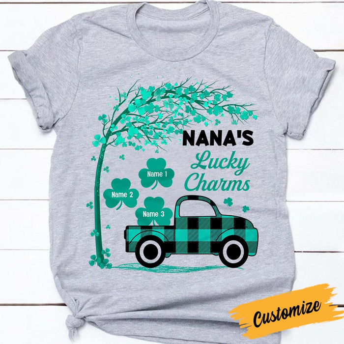 Personalized Grandma Patrick's Day T Shirt FB142 85O36 1