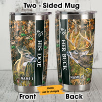 Personalized Hunting Couple We Got This Steel Tumbler  JR42 87O60 thumb 1