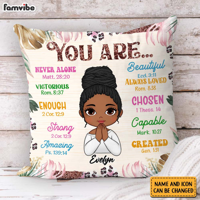 Personalized I Am Daughter Affirmation Pillow 30940 1