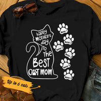 Personalized Cat Mom Happy Mother's Day T Shirt FB203 81O53 thumb 1