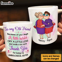 Personalized Gift For Friends My Unbiological Sister Mug 30994 thumb 1