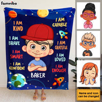Personalized Gift For Grandson I Am Kind Blanket 31469 thumb 1