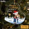 Personalized Christmas Gift Grandson And Grandma Bond Can't Be Broken Ornament 30577 1