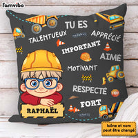 Personalized Gift For Grandson Construction French Pillow 30722 thumb 1
