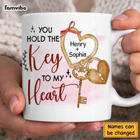 Personalized Couple You Hold The Key To My Heart Mug 31074 thumb 1