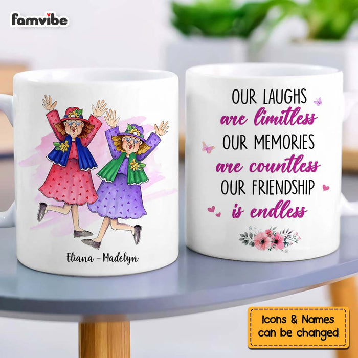 Personalized Gift For Friends Our Friendship Is Endless Mug 30692 1