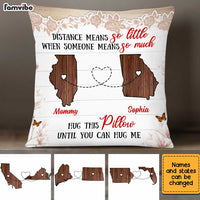 Personalized Long Distance Pillow AG92 32O34 thumb 1