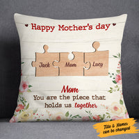 Personalized Mom Grandma Hold Us Together Pillow FB252 95O58 (Insert Included) thumb 1