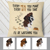 Personalized Boxer Dog Watching Pillow JR282 81O60 (Insert Included) 1