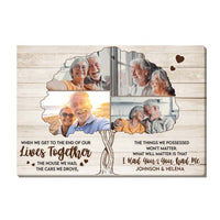 Personalized Anniversary Gift For Couple Upload Photo Canvas 30353 thumb 1